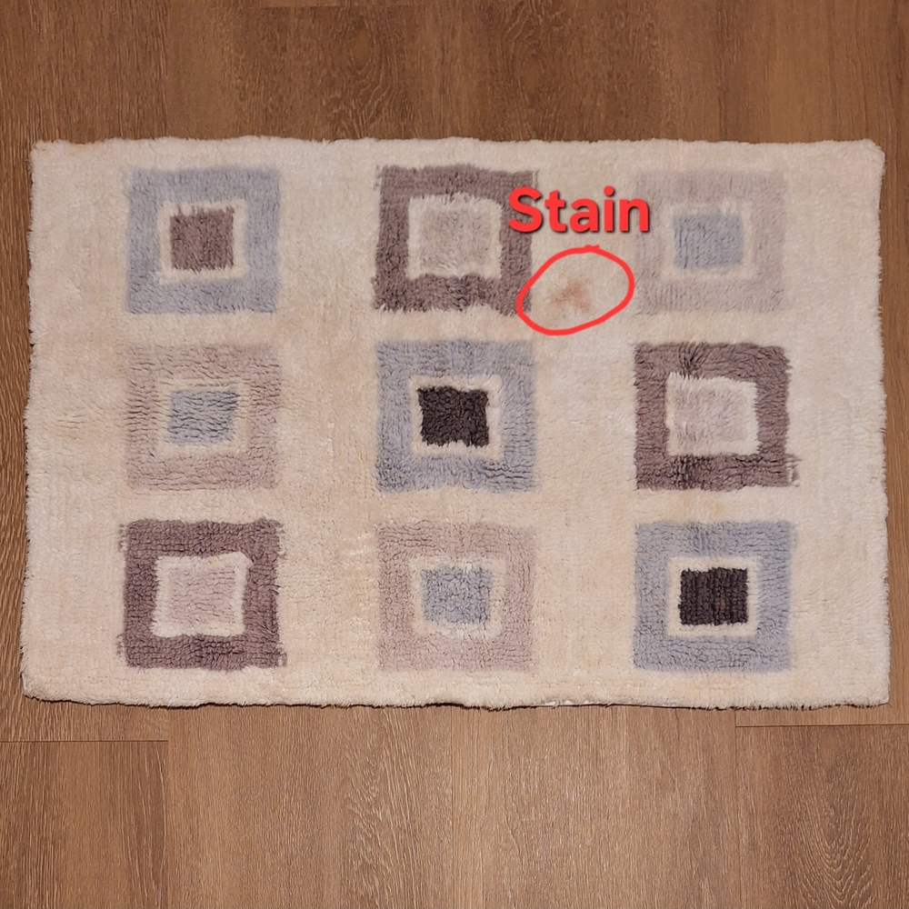 Geometric Pattern Bath Rug